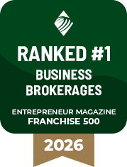 Award badge with "Transworld Business Advisors," "Private 100," "South Florida Business Journal," and "2024" in gold on a green ribbon background.